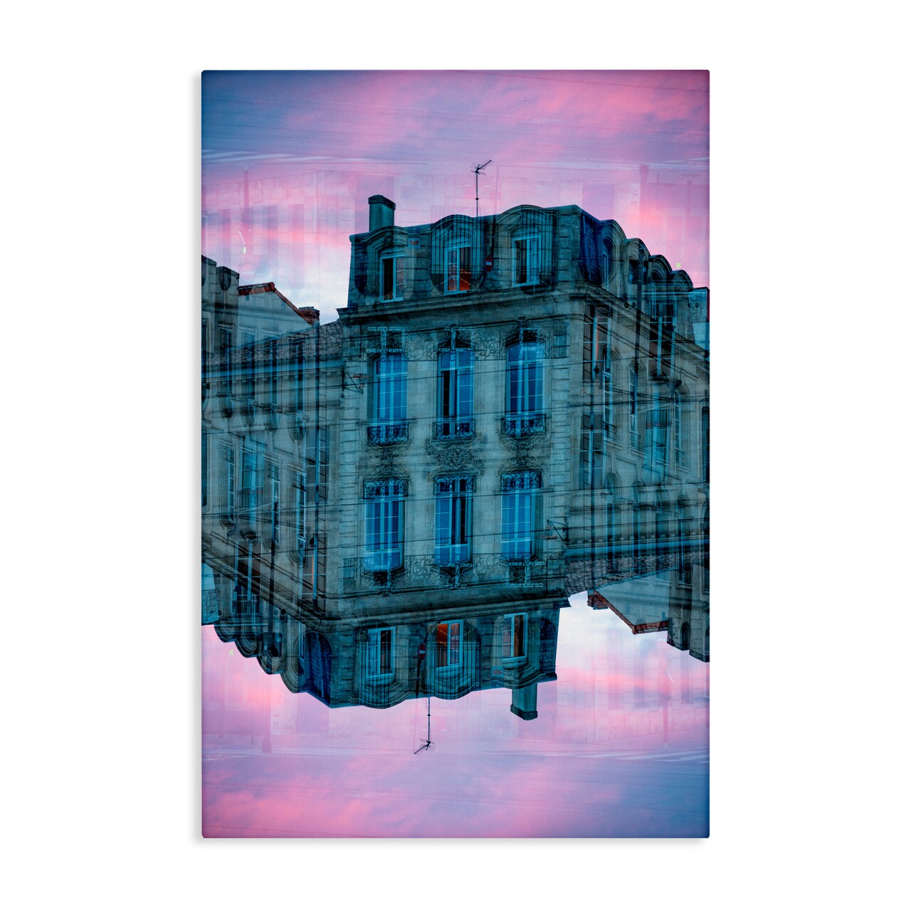 Stupell Industries Surreal Symmetry Building Facade Canvas, design by Robin Vandenabeele